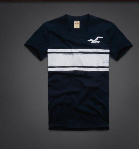 Hollister Hombres De Cuello Redondo Corto Remera HCO4012